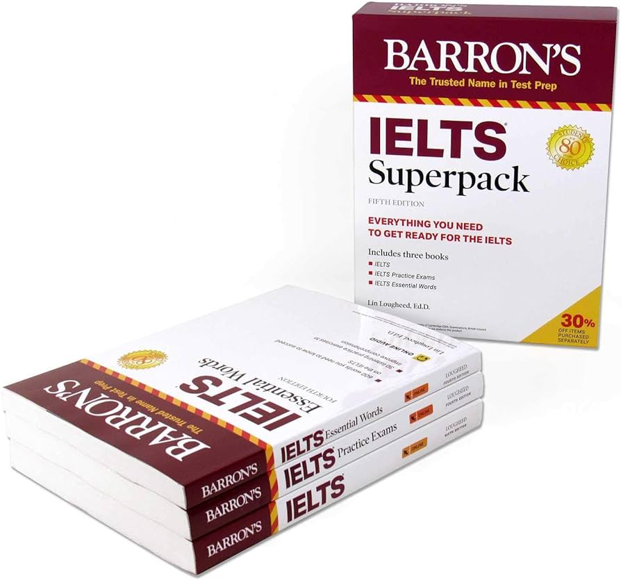 کتاب IELTS Superpack by Barron’s Educational Series